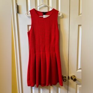 NWT Red Waffle knit dress.